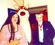 RUDOLPH and THE MUNSTERS 
(Friends Mark & Mary Braun)