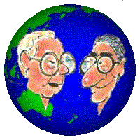 Caricatures of Arthur Rankin, Jr. and Jules Bass by Paul Coker, Jr.!