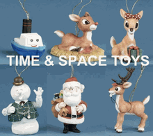 The Enesco Rudolph 2004 Figural Resin Ornament Set - FREE at timeandspacetoys.com!