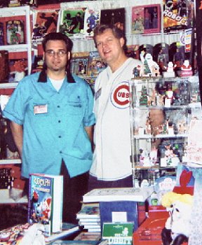 Kevin and Rick at the Time & Space Toys booth.