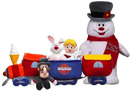 LEFT TO RIGHT: Professor Hinkle, Hocus Pocus, Karen,
 & Frosty from Build-A-Bear Workshop