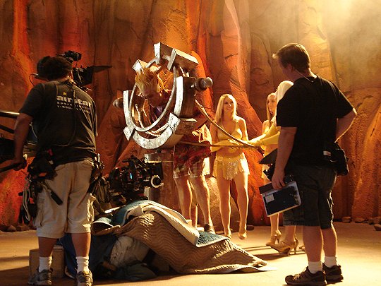 Behind the scenes on the set of The Year Without a Santa Claus